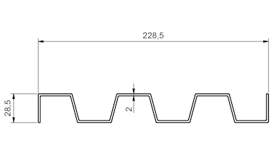 Profile 7176 - 6000 mm - No surface treatment