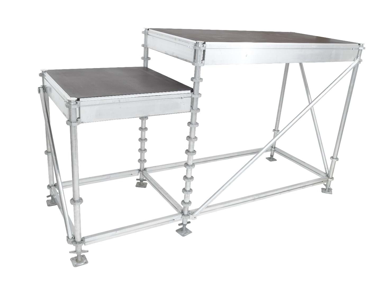 Podium van aluminium goedgekeurd door TÜV
