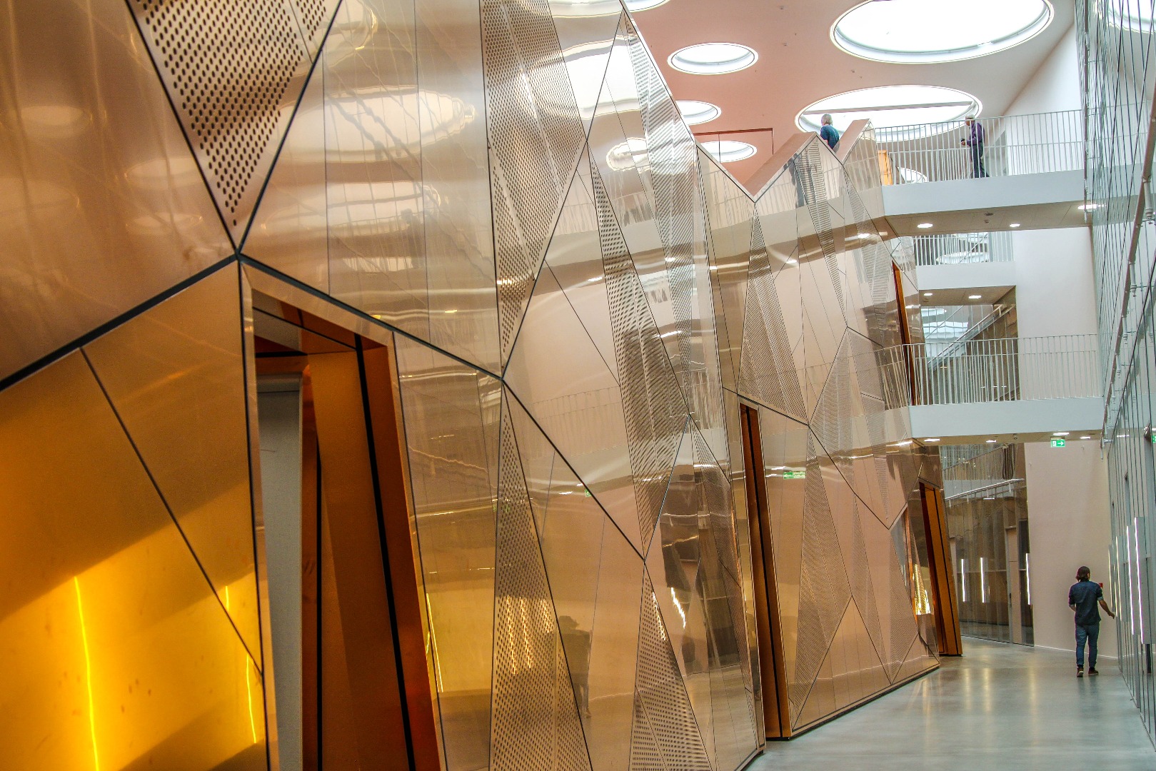 Nieuwe trap bij de Universtiteit van Zuid-Denemarken