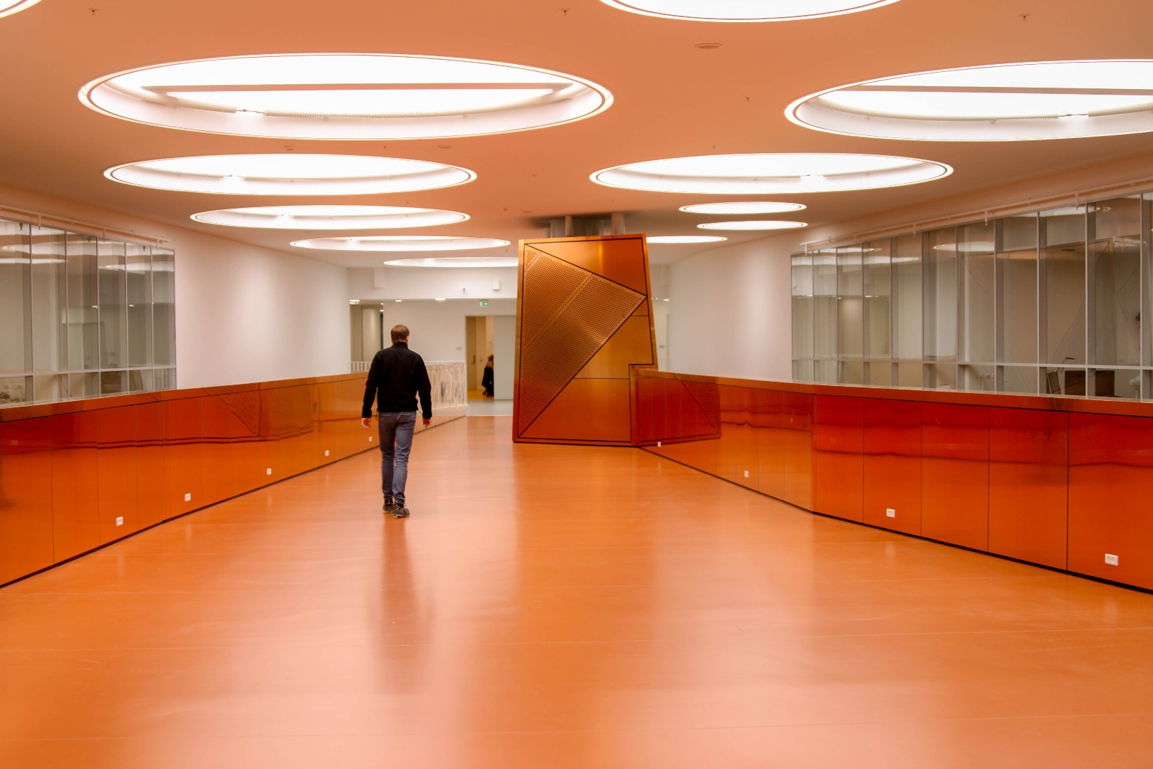 Nieuwe trap bij de Universtiteit van Zuid-Denemarken